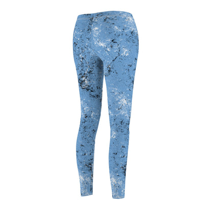 Grunge Collection - BLUE - Women's Cut & Sew Casual Leggings