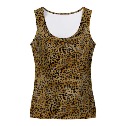 Animal Print - Women's Casual Sleeveless Top-Cami