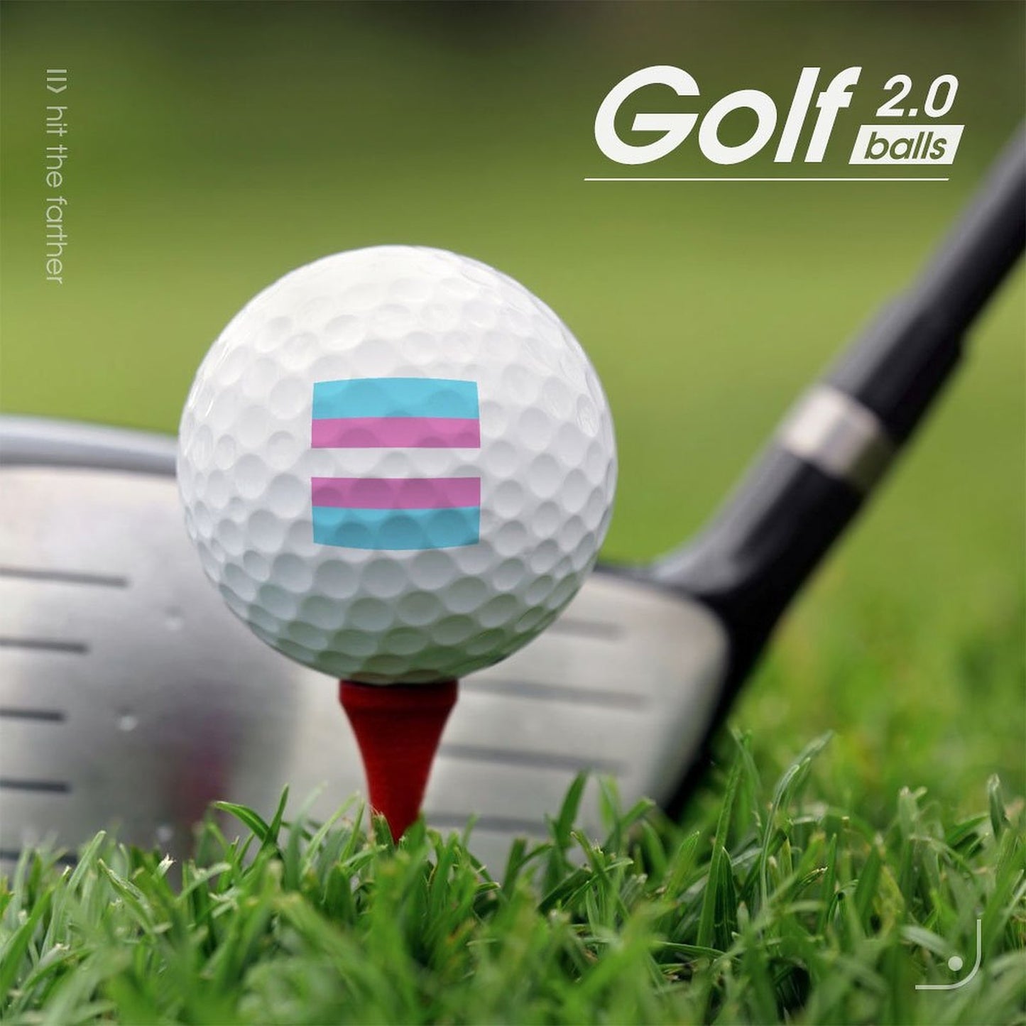 Trans Flag | Golf Ball