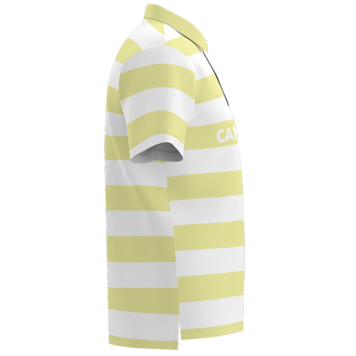 Canuck Golfer | Men’s  Eco-Friendly Performance Mesh Sports Polo Shirt – Breathable & Stylish - Back Only Print