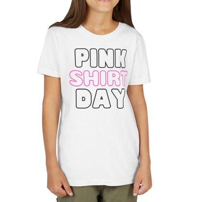 Pink Shirt Day - Youth Lightweight Short Sleeve Tee – Soft, Stylish, and Durable