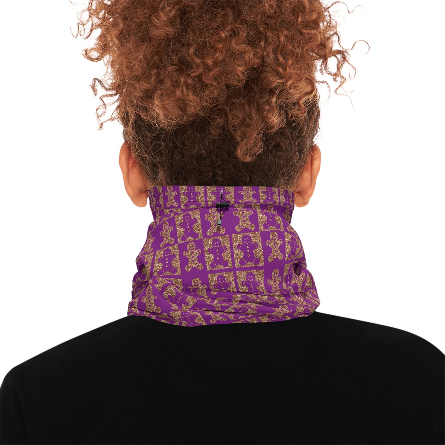 Gingerbread Glitter Neck Gaiter – Sweet Holiday Style