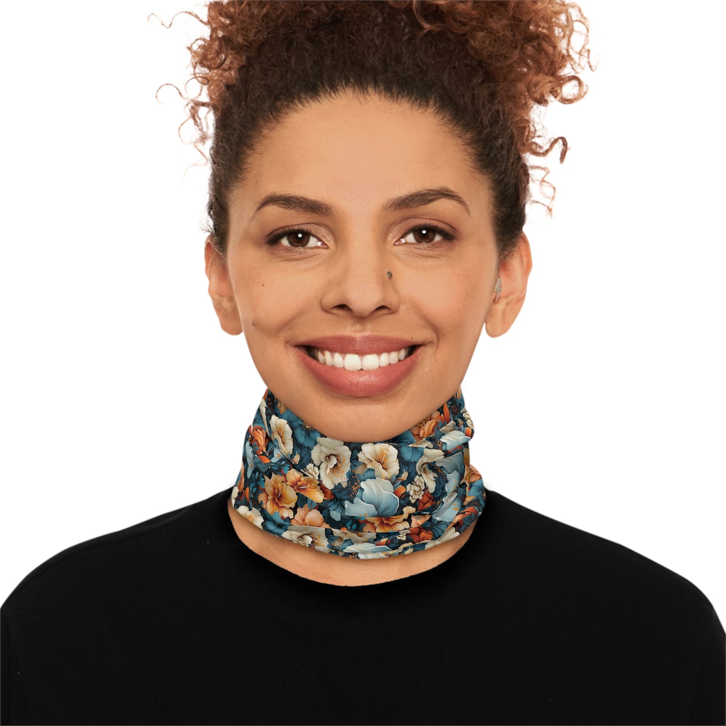 Blue & Tan Tropical Gaiter – Fall-Inspired Comfort