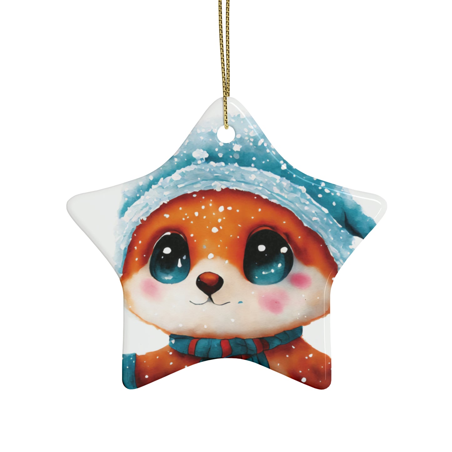 Woodland Creature | Ceramic Christmas Ornaments (1pcs, 5pcs, 10pcs, 20pcs) - 4