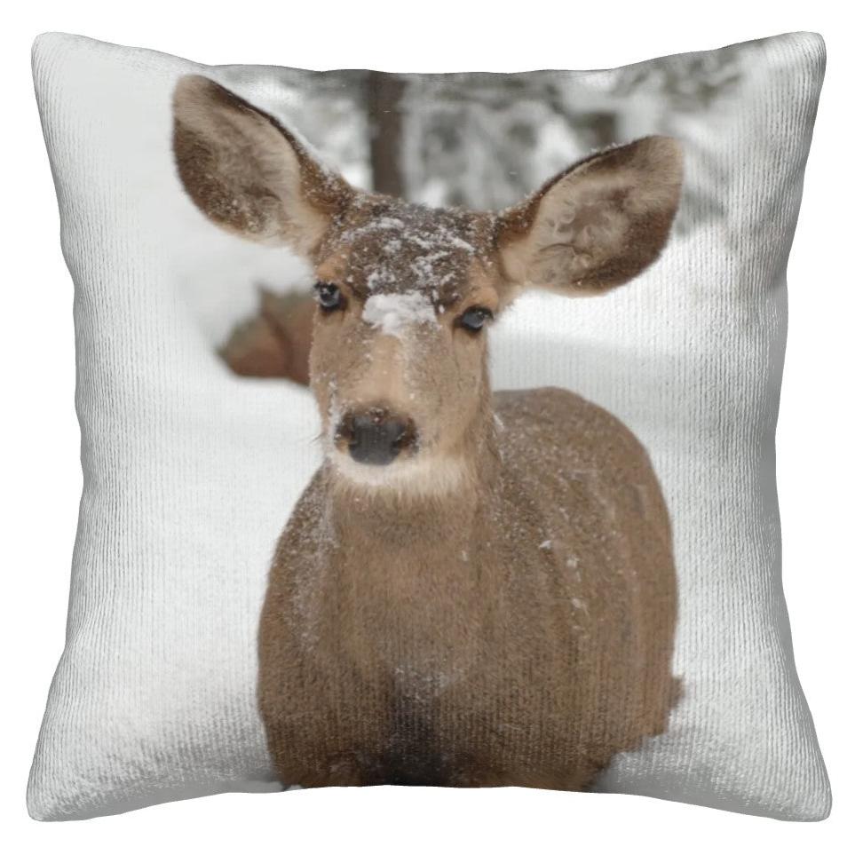 Majestic Moose - Corduroy Throw Pillow Covers with Core (Double-Sided Design)