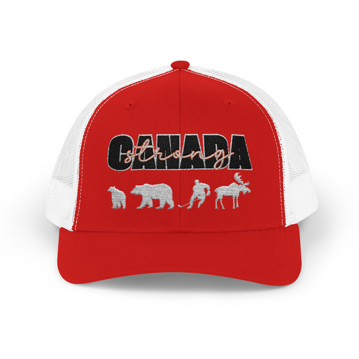 Canada Strong | Snapback Trucker Cap - White
