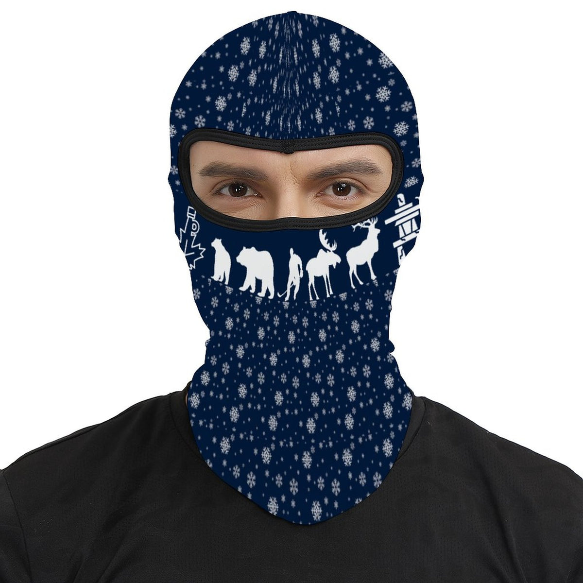 Snowfall | Full Face Balaclava Mask - Stretchy All-Season Outdoor Face Covering