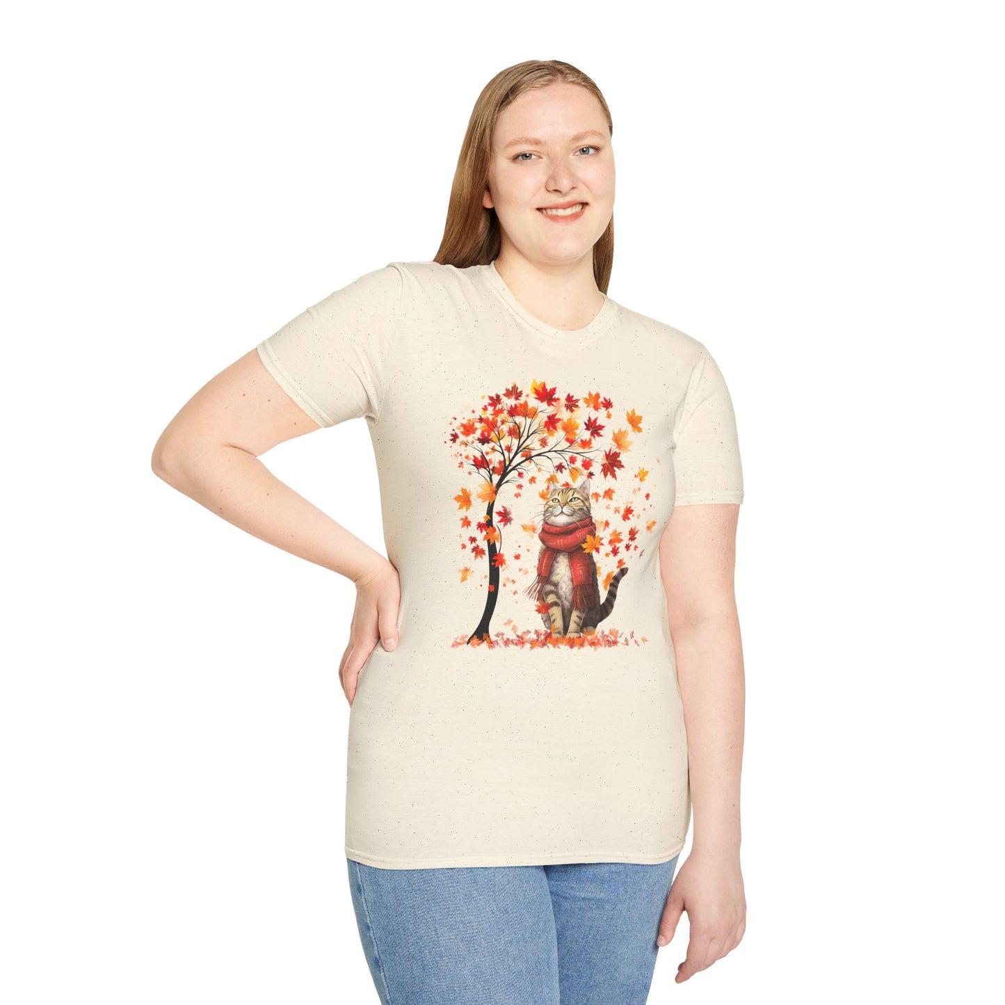 Autumn Feline | Unisex Softstyle T-Shirt