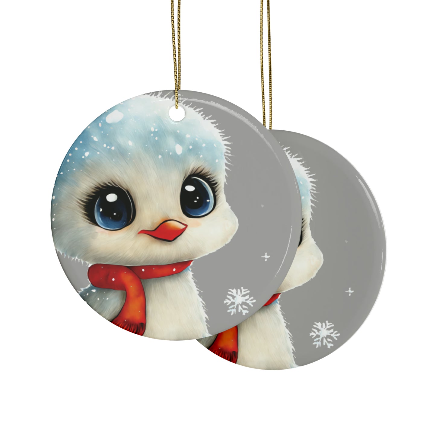 Woodland Creatures | Ceramic Christmas Ornaments (1pcs, 5pcs, 10pcs, 20pcs) - 10