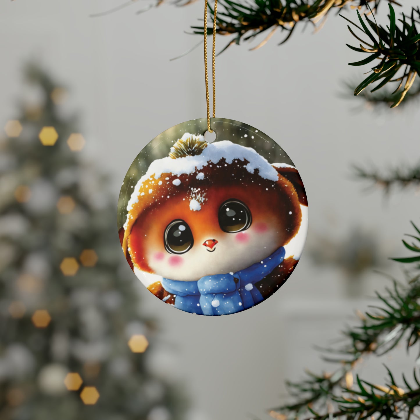 Woodland Creature | Ceramic Ornaments (1pcs, 5pcs, 10pcs, 20pcs) - 6