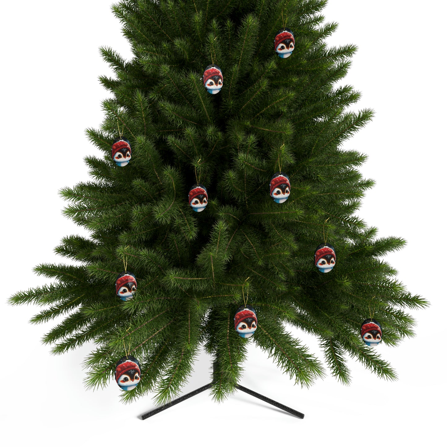 Woodland Creature | Ceramic Christmas Ornaments (1pcs, 5pcs, 10pcs, 20pcs) - 5