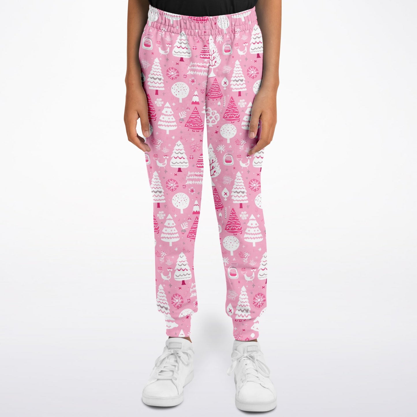 Pink Winter Wonderland - Fashion Kids/Youth Jogger - AOP