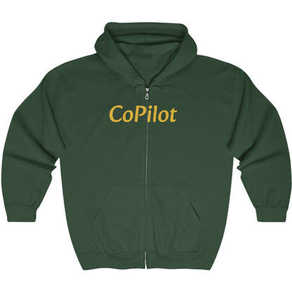 Our Trailer is a TrailManor CO-PILOT - Unisex Heavy Blend™ Full Zip Hooded Sweatshirt - Zip-Up Hoodie