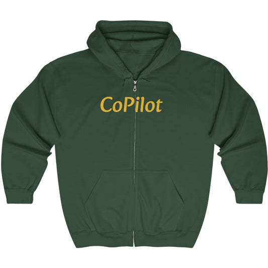 Our Trailer is a TrailManor CO-PILOT - Unisex Heavy Blend™ Full Zip Hooded Sweatshirt - Zip-Up Hoodie