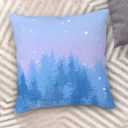 Corduroy Throw Pillow Covers with Core (Double-Sided Design)