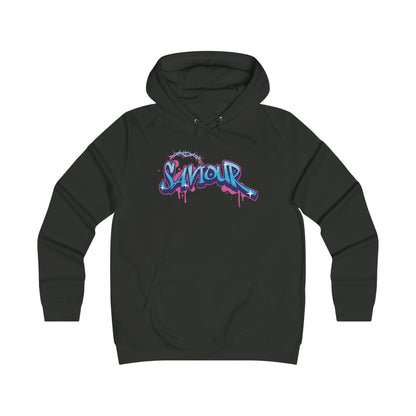 SAVIOUR - Women's College Hoodie in Wonderful Canadian Spelling!