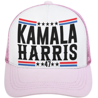 Kamala Harris 47 - Foam Trucker Hat - Show Your Support!