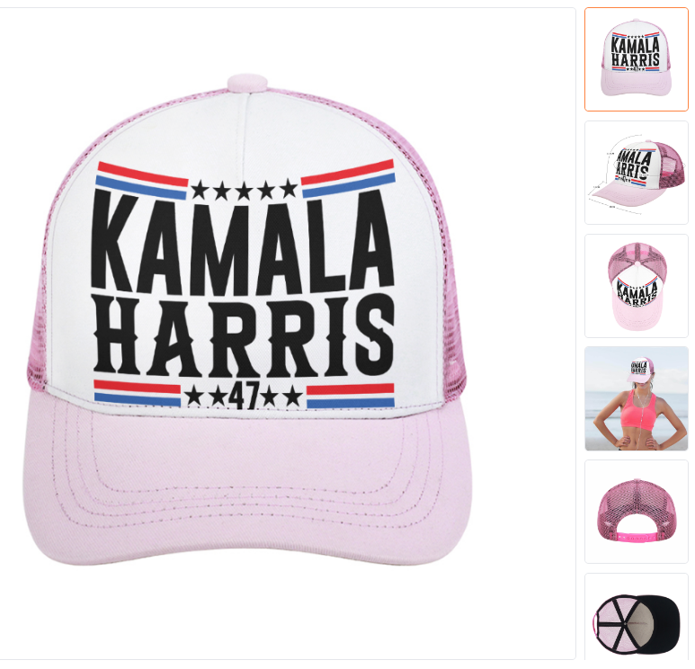 Kamala Harris 47 - Foam Trucker Hat - Show Your Support!