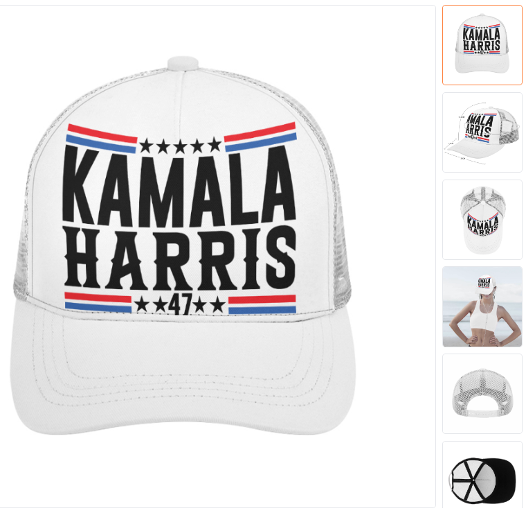 Kamala Harris 47 - Foam Trucker Hat - Show Your Support!