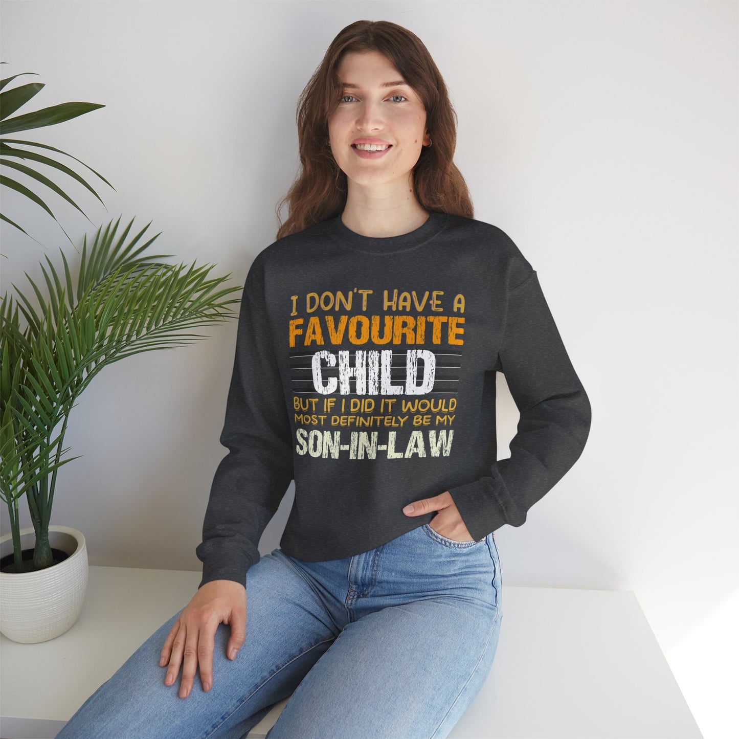 Favourite Child - Son-In-Law | Unisex Heavy Blend™ Crewneck Sweatshirt