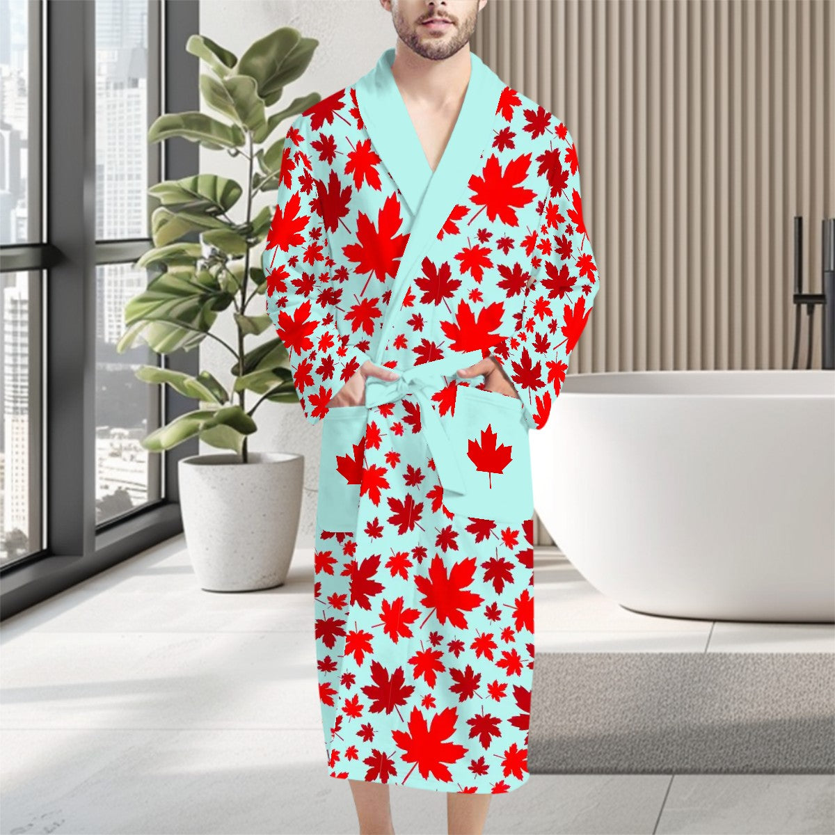 We're #NOTFORSALE - Men’s Plush Bathrobe – Soft, Absorbent & Quick-Drying Comfort