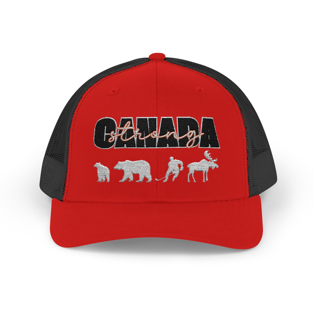 Canada Strong | Snapback Trucker Cap - White