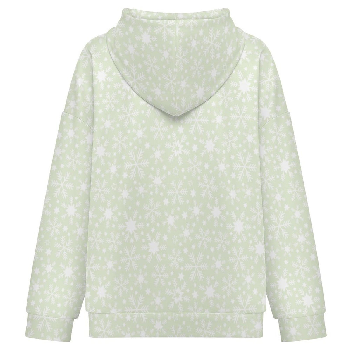 Let it Snow | Women's Full-Zip Hoodie – Soft, Warm & Comfortable Casual Hoodie - Pastels
