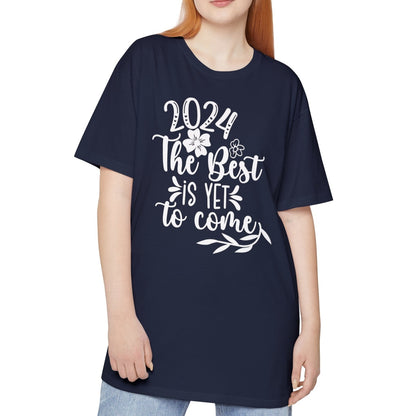 2024 The Best Is Yet To Come -  Unisex Long Body Urban Street Tee - New Years T-shirt