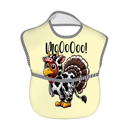 Mooing Turkey Thanksgiving Bib – Waterproof & Hilarious!