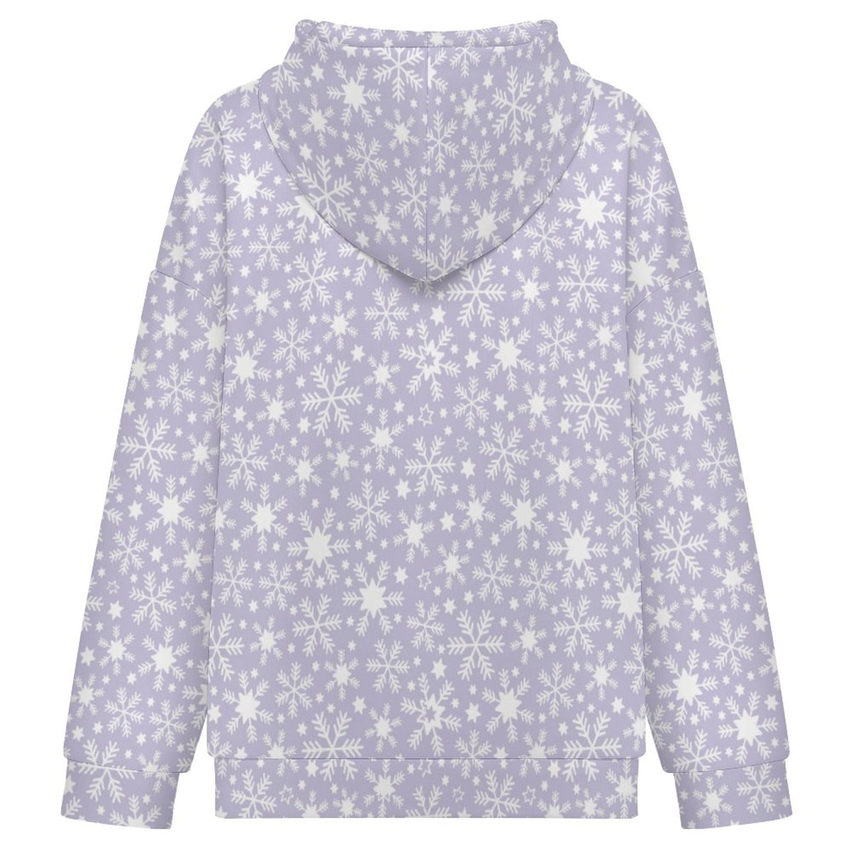 Let it Snow | Women's Full-Zip Hoodie – Soft, Warm & Comfortable Casual Hoodie - Pastels