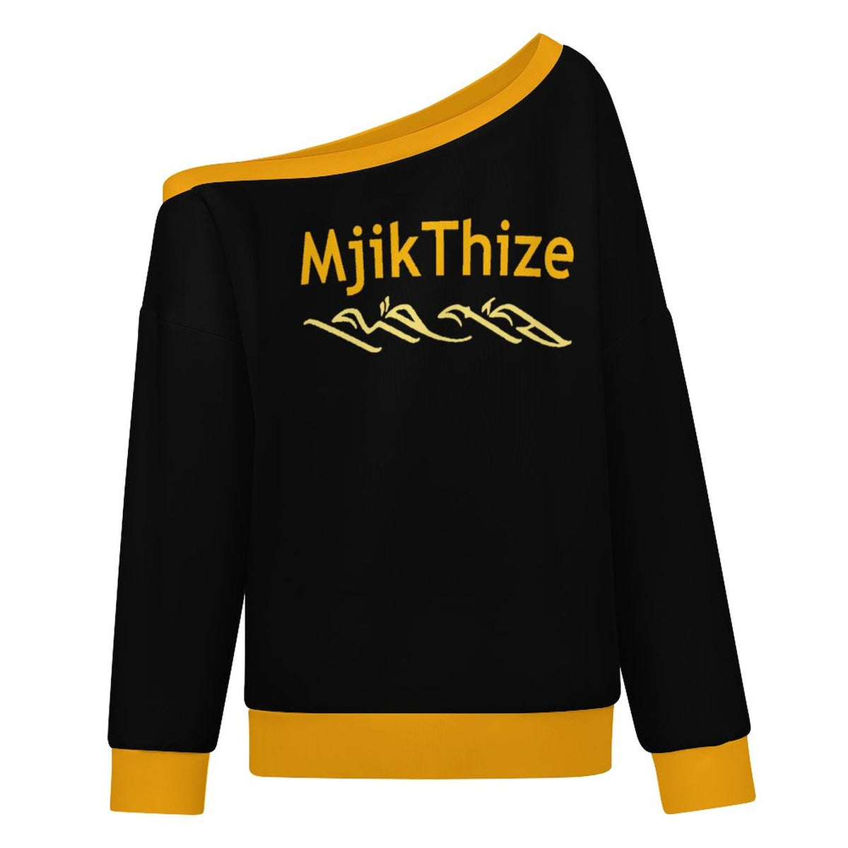 MJIK THIZE | Off the Shoulder Sweatshirt