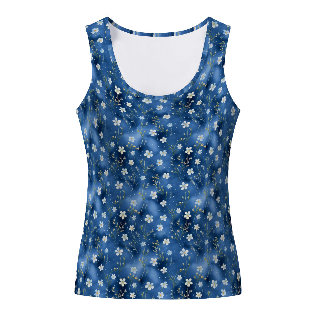 Blue Daisies Women's Casual Tank Cami