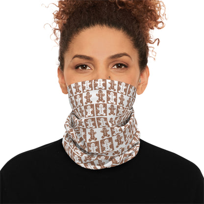 Gingerbread Glitter Neck Gaiter – Sweet Holiday Style