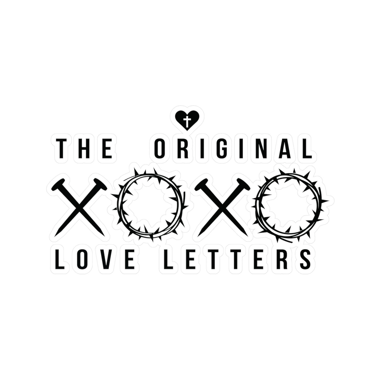 The Original Love Letters - Kiss-Cut Premium Vinyl Decals – Water-Resistant, Removable Adhesive, Durable