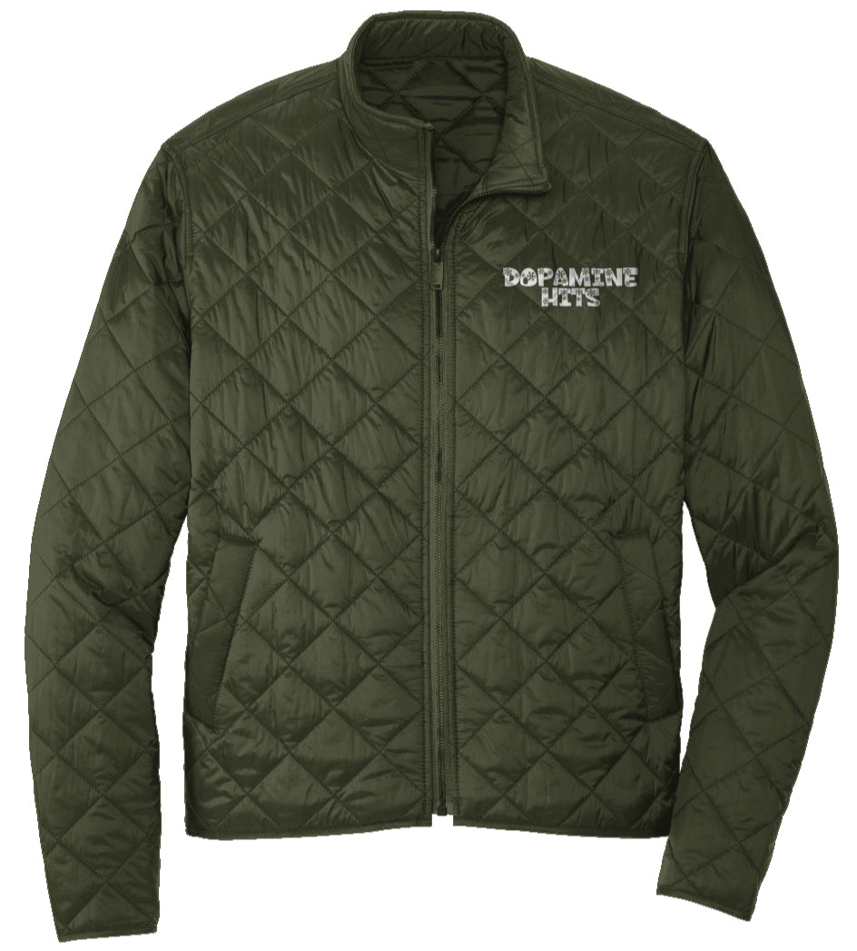 Dopamine Hits | Quilted Full-Zip Jacket