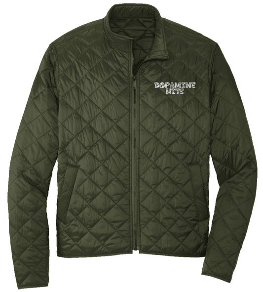 Dopamine Hits | Quilted Full-Zip Jacket