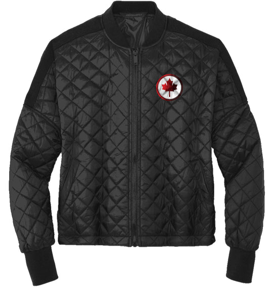Canadian Maple Leaf | Women's Boxy Quilted Jacket