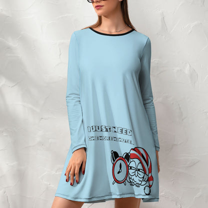 Women's Long Sleeve Nightshirt - Many Designs to Choose From