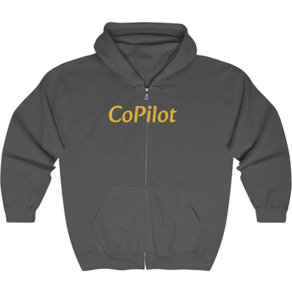 Our Trailer is a TrailManor CO-PILOT - Unisex Heavy Blend™ Full Zip Hooded Sweatshirt - Zip-Up Hoodie