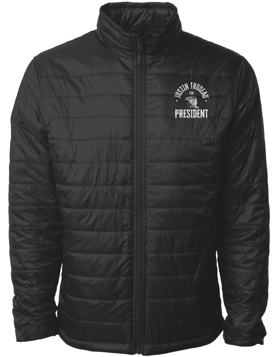 Trudeau for President | Men's Puffer Jacket