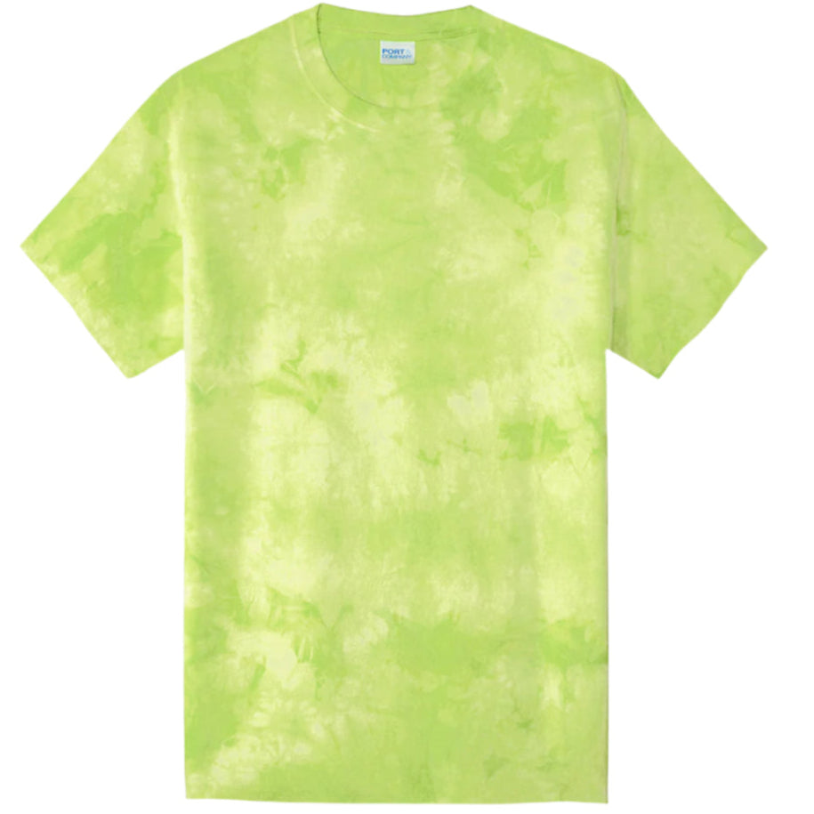 Crystal Tie-Dye | 100% Cotton T-Shirt – Bold Colours, One-of-a-Kind Style - Plain - No Printed Design