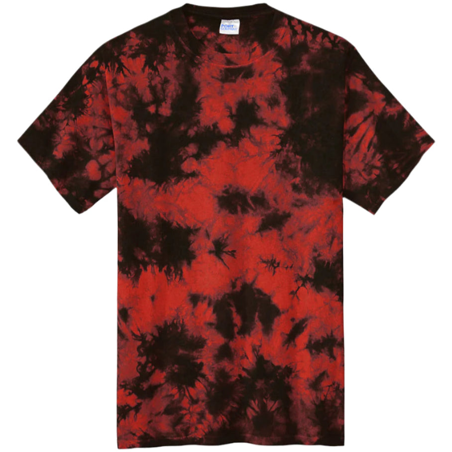 Crystal Tie-Dye | 100% Cotton T-Shirt – Bold Colours, One-of-a-Kind Style - Plain - No Printed Design