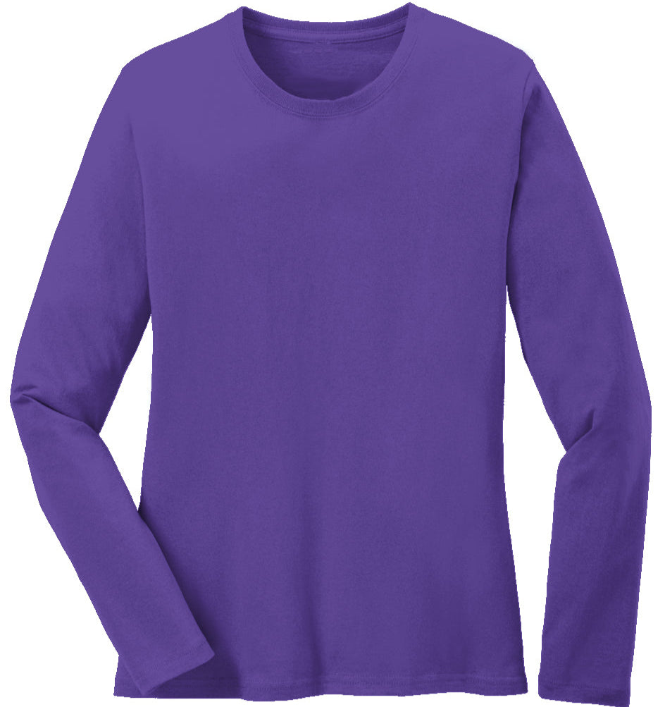 Classic Fit | Women's Long Sleeve Tee – Midweight Cotton Comfort