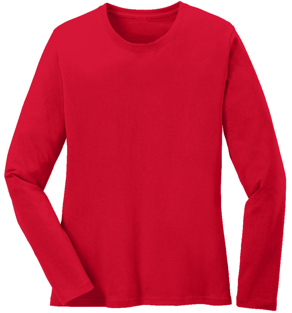 Classic Fit | Women's Long Sleeve Tee – Midweight Cotton Comfort