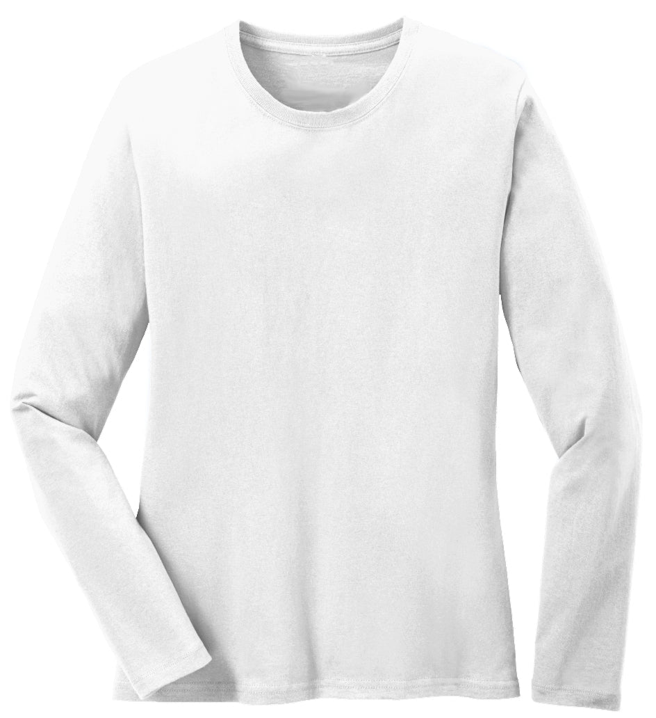 Classic Fit | Women's Long Sleeve Tee – Midweight Cotton Comfort