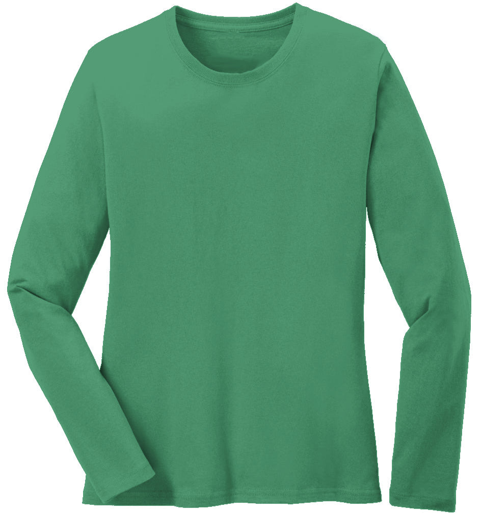 Classic Fit | Women's Long Sleeve Tee – Midweight Cotton Comfort 2