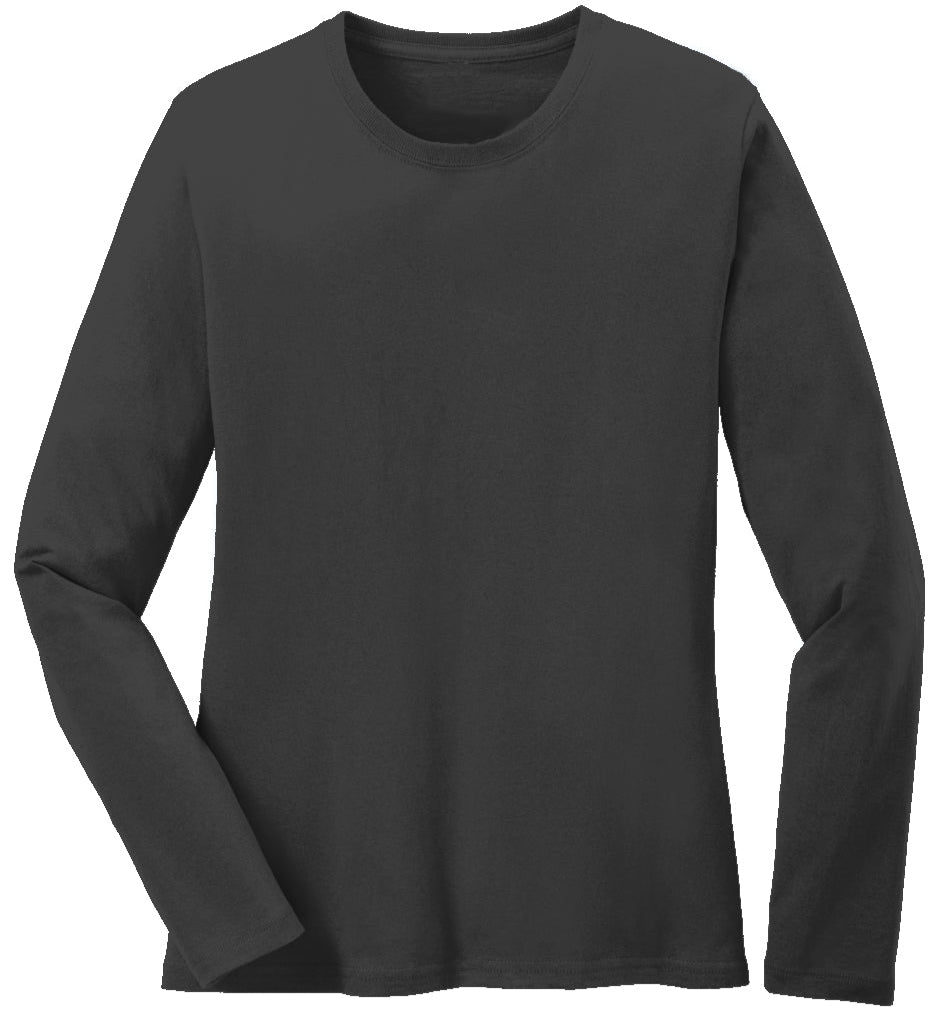 Classic Fit | Women's Long Sleeve Tee – Midweight Cotton Comfort
