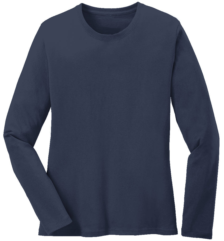 Classic Fit | Women's Long Sleeve Tee – Midweight Cotton Comfort