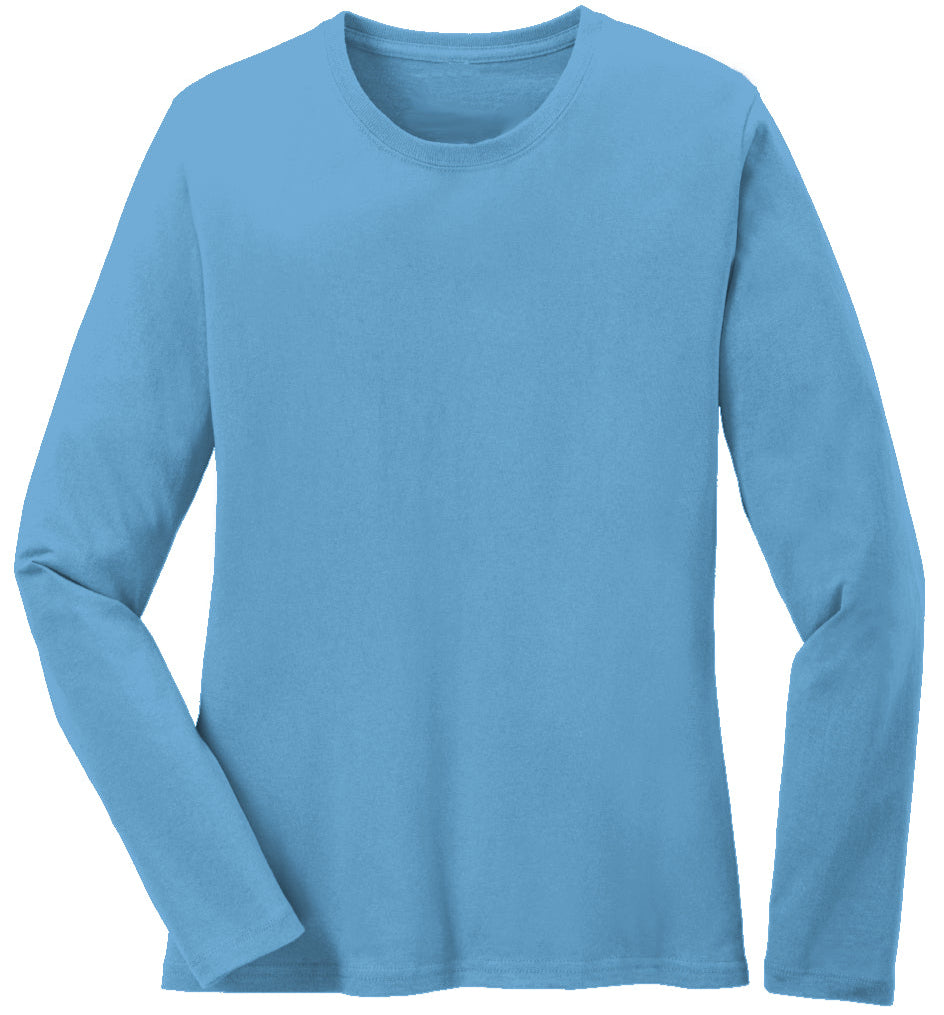 Classic Fit | Women's Long Sleeve Tee – Midweight Cotton Comfort