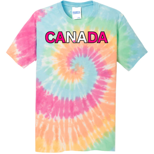 CANADA | Colour-Dripped | Tie-Dye T-Shirt – Every Tee Is as Unique as You Are